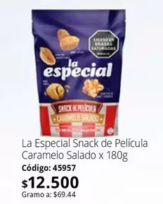 La Especial - Snack de Película Caramelo Salado
