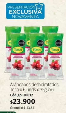 Tosh - Arándanos deshidratados