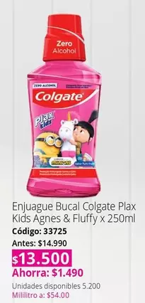 Colgate - Kids Agnes & Fluffy x 250ml