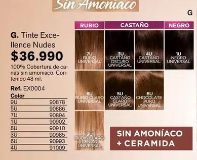 Universal - Tinte Excellence Nudes