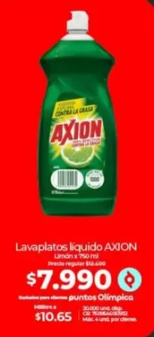 Axion - Lavaplatos liquido