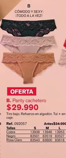 Panty cachetero
