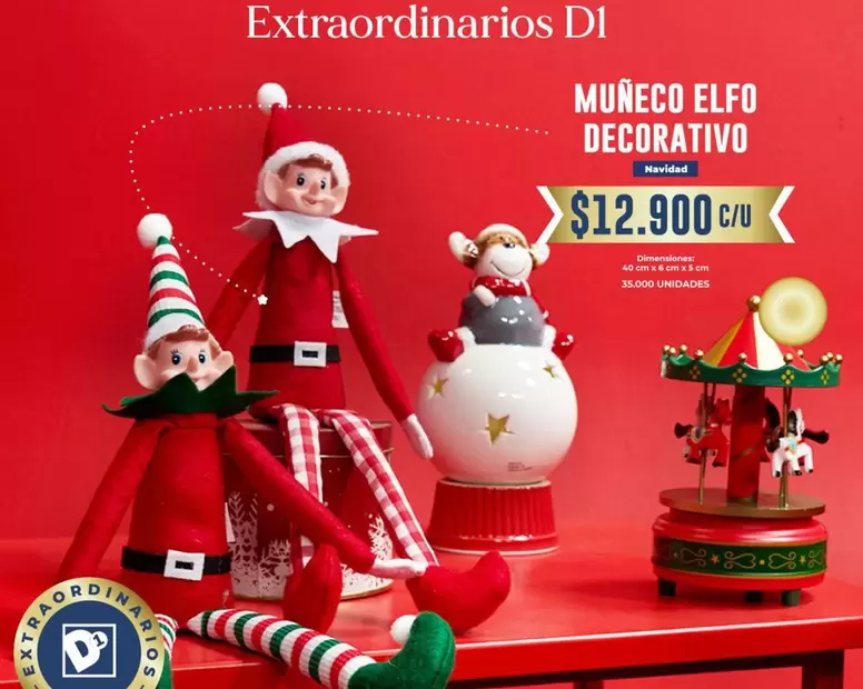 MUÑECO ELFO DECORATIVO