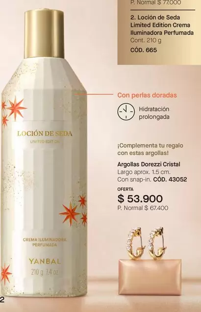Yanbal - Loción de Seda Limited Edition Crema Ruminadora Perfumada