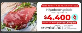 Exclusivo - Hígado congelado