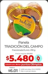 Panela TRADICIÓN DEL CAMPO