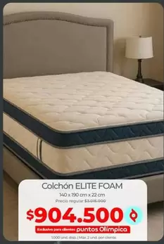 Elite - Colchón ELITE FOAM