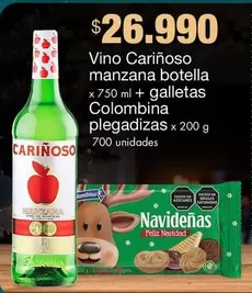 Colombina - Vino manzana + galletas