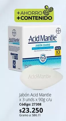 Acid Mantle - Jabón