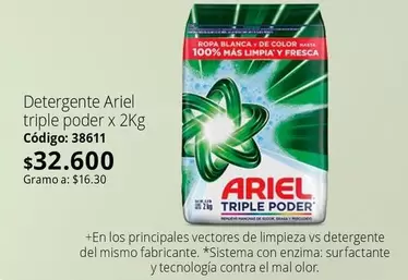 Ariel - triple poder x 2Kg