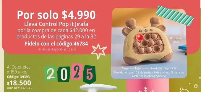 Control - Pop it Jirafa