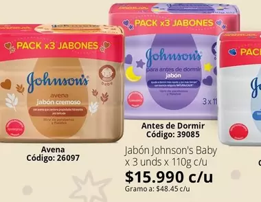 Johnson's - Jabón Baby