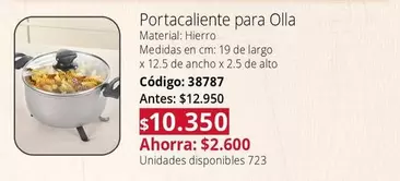 Hierro - Portacaliente para Olla