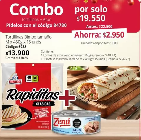 Bimbo - Tortillinas Atun