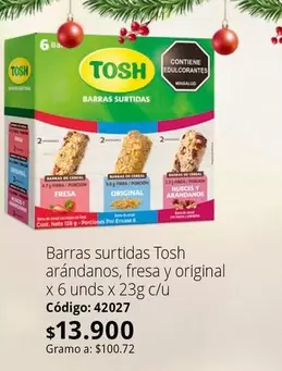 Tosh - Barras surtidas