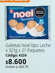 Noel - Galletas tipo Leche