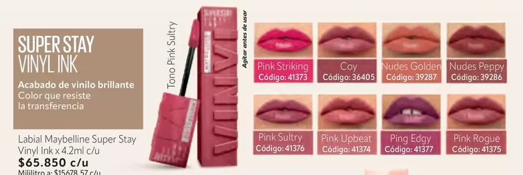Maybelline - SUPER STAY VINYL INK