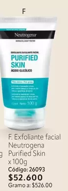 Neutrogena - Exfoliante facial Purified Skin