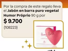 Puro - Jabón en barra puro vegetal Humor Próprio 90 g