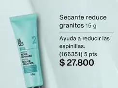 Secante reduce granitos 15 g
