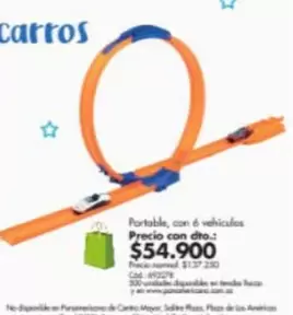 Portable - , con 6 vehiculos