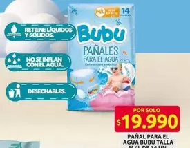 Bubu - PAÑAL PARA EL AGUA