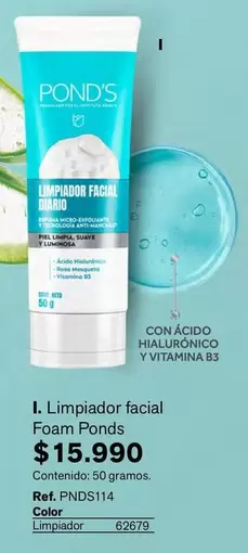 Pond's - Limpiador facial Foam