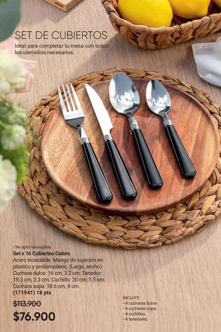 Colors - SET DE CUBIERTOS