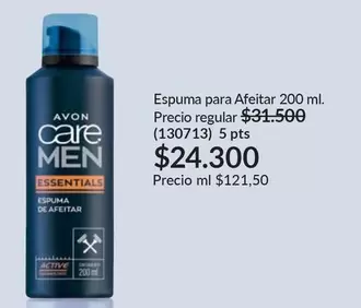 Avon - Espuma para Afeitar 200 ml.