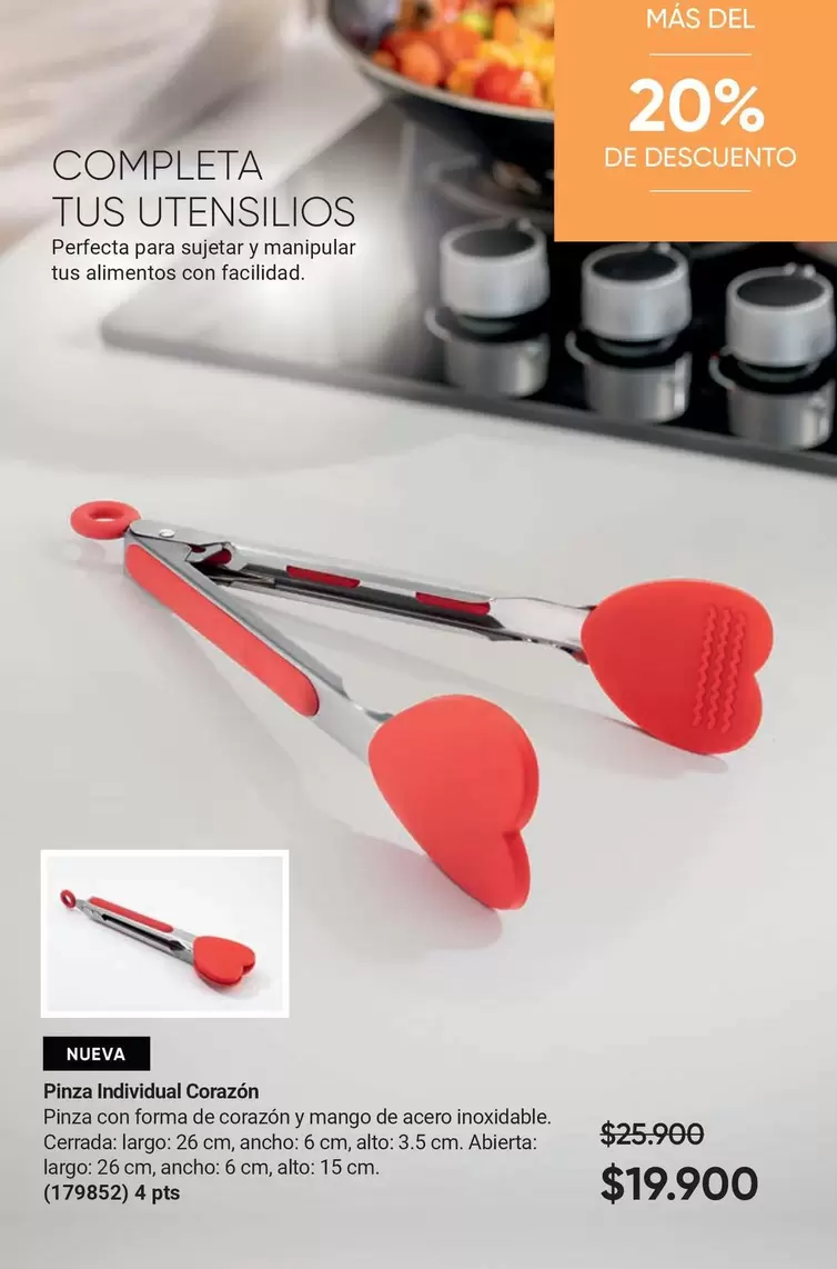 Mango - Pinza Individual Corazón