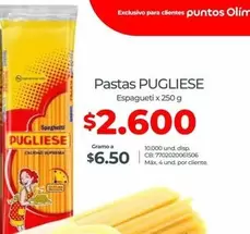 Exclusivo - Pastas PUGLIESE