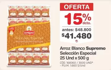 Supremo - Arroz Blanco Selección Especial