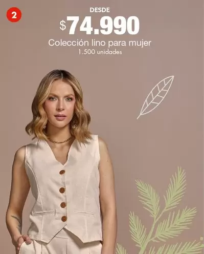 Colección lino para mujer