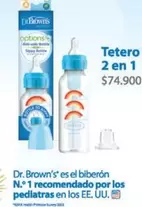 Dr Brown's - Tetero 2 en 1