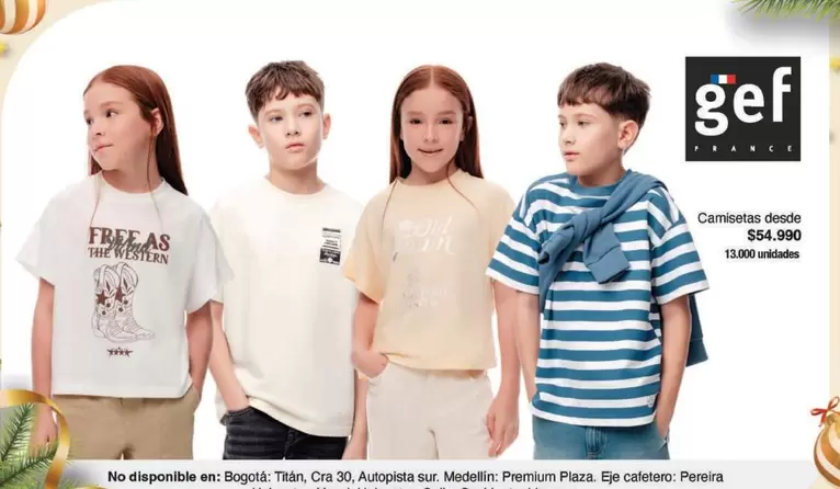 Gef - Camisetas desde