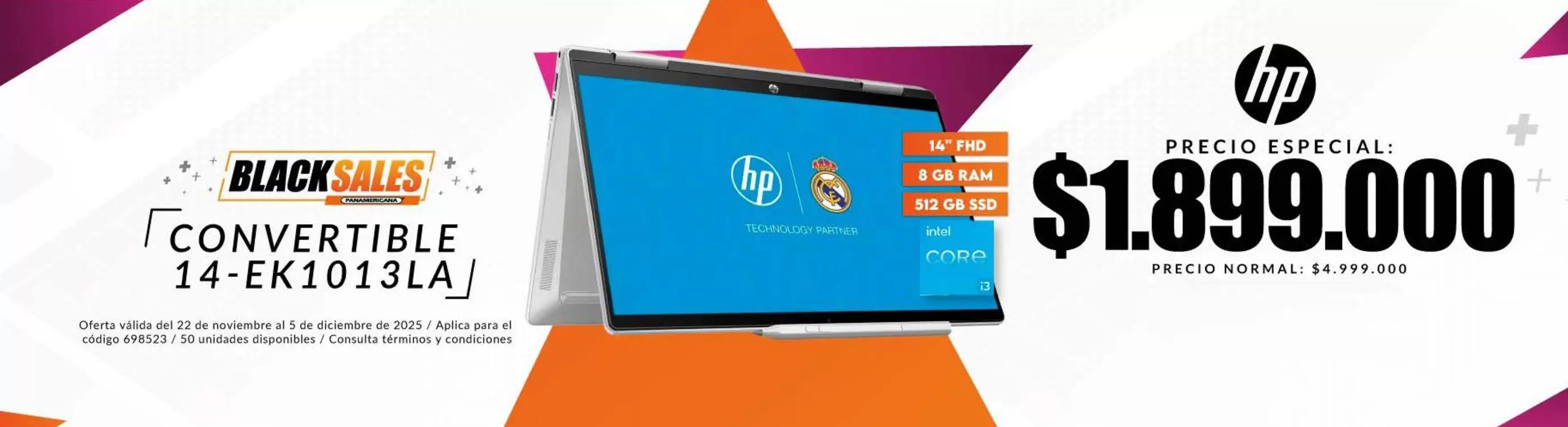 HP - CONVERTIBLE 14-EK1013LA