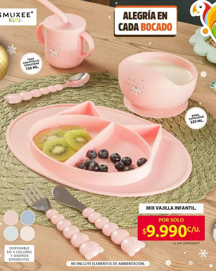 MIX VAJILLA INFANTIL