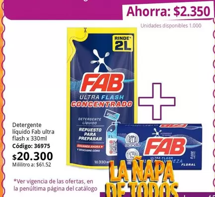 Fab - ultra flash x 330ml
