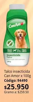 Can Amor - Insecticida Talco