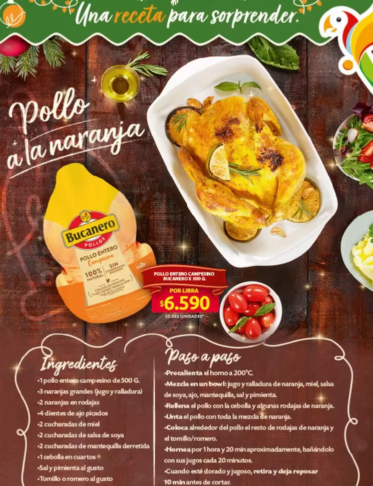 Bucanero - Pollo a la naranja