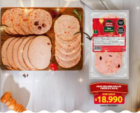 PAVO RELLENO DELICES FIESTAS