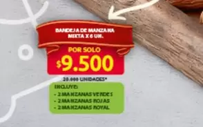 Mixta - BANDEJA DE MANZA HA MIXTA X6 UN