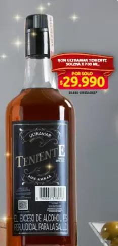 Solera - ULTRAMAR TENIENTE SOLERA X 700 ML.