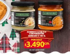 Arrivare - HUMMUS CLÁSSICOO CONPIMENTON