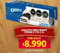 oreo - GALLETA WHITE FUDGE