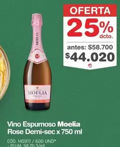 Rosé - Vino Espumoso Rose Demi-sec