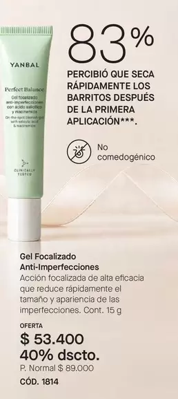 Yanbal - Gel Focalizado Anti-Imperfecciones