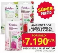 glade - AMBIENTADOR GLADE VARITAS SURTIDAS