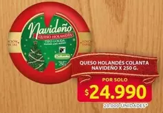 Colanta - QUESO HOLANDES NAVIDENO