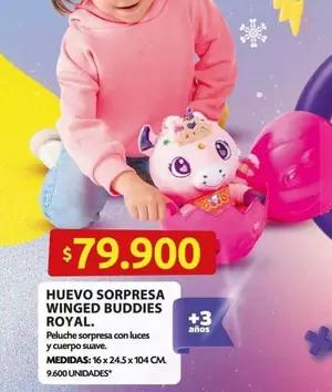 Royal - HUEVO SORPRESA WINGED BUDDIES ROYAL